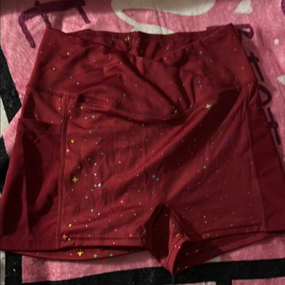 Stylish Red Women's Shorts